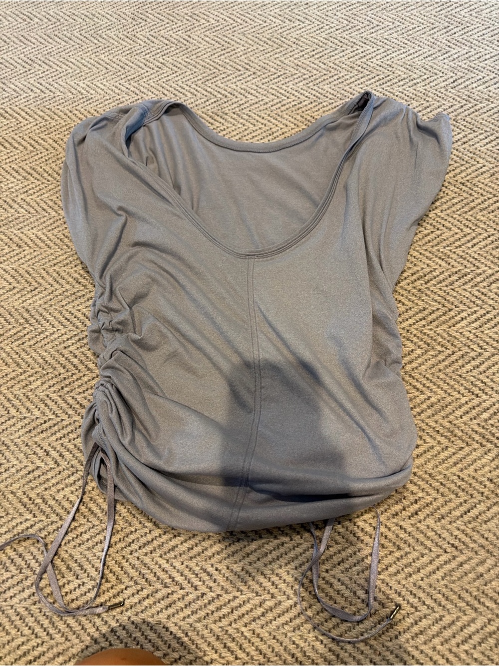 lululemon athletica Gray Ruched Side-Tie Tunic - Picture 2 of 3